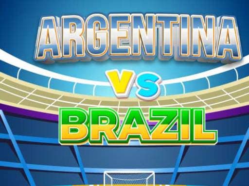 Match Football Brazil or Argentina  game screenshot - sports - Free online game