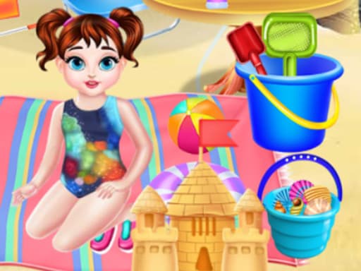 Baby Taylor At Beach game screenshot - girls - Free online game