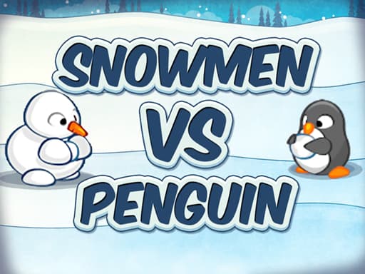 Captura de pantalla del juego Snowmen VS Penguin - shooting - Juego gratuito en línea