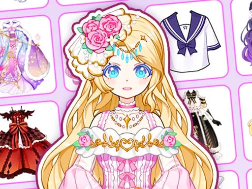 Anime Princess Dress Up Games游戏截图 - girls - 免费在线游戏