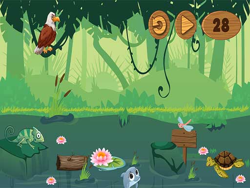 Jump Chameleon Action Game game screenshot - hypercasual - Free online game
