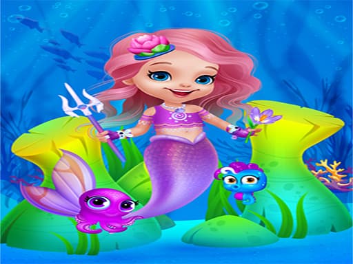 Cute Mermaid Girl Dress Up game screenshot - girls - Free online game