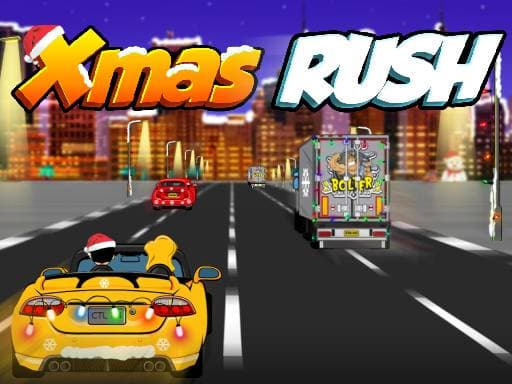 Xmas Rush游戏截图 - racing - 免费在线游戏