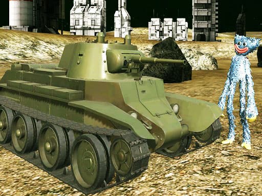 Realistic Tanks Poopy War game screenshot - shooting - Free online game