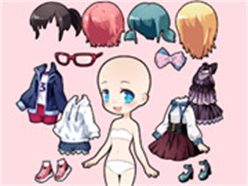 Chibi Anime Princess Doll game screenshot - girls - Free online game