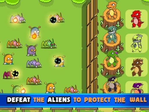 Tower Defense: Dragon Merge game screenshot - hypercasual - Free online game