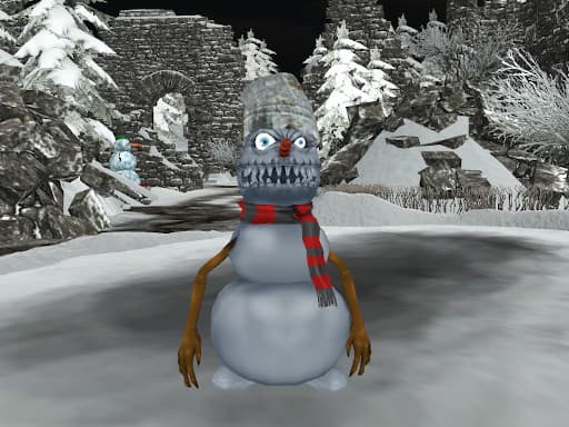 Captura de pantalla del juego Christmas Survival FPS - shooting - Juego gratuito en línea