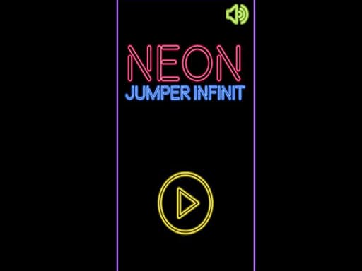 Captura de pantalla del juego neon jumper infinit - adventure - Juego gratuito en línea