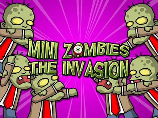 Mini Zombie The Invasion游戏截图 - arcade - 免费在线游戏