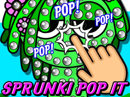 Captura de pantalla del juego Sprunki Pop It - clicker - Juego gratuito en línea