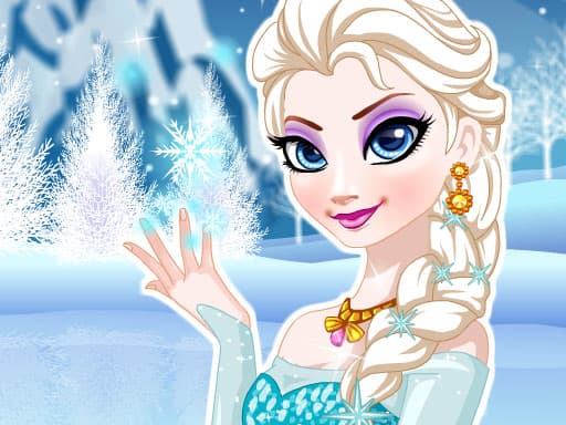 Ice Queen Beauty Salon game screenshot - girls - Free online game