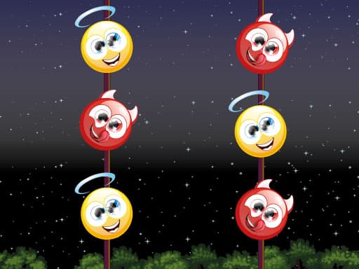 Angel and Devil game screenshot - hypercasual - Free online game