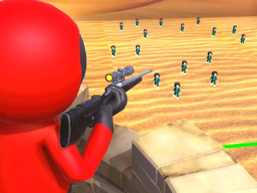 Captura de pantalla del juego K-Sniper Squid Game Challenge - adventure - Juego gratuito en línea
