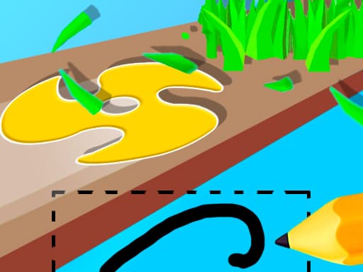 Captura de pantalla del juego Scribble Grass Cutter - arcade - Juego gratuito en línea