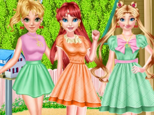 Princess Sailor Moon Casual Outfit game screenshot - girls - Free online game