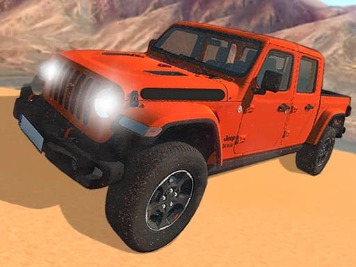 Captura de pantalla del juego Dangerous Jeep Hilly Driver Simulator - action - Juego gratuito en línea