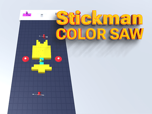 Stickman Color Saw 游戏截图 - arcade - 免费在线游戏