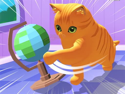 Cat Chaos Simulator game screenshot - arcade - Free online game
