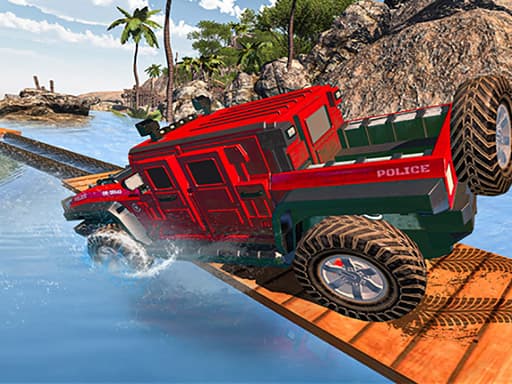 Captura de pantalla del juego Jeep Stunts - adventure - Juego gratuito en línea