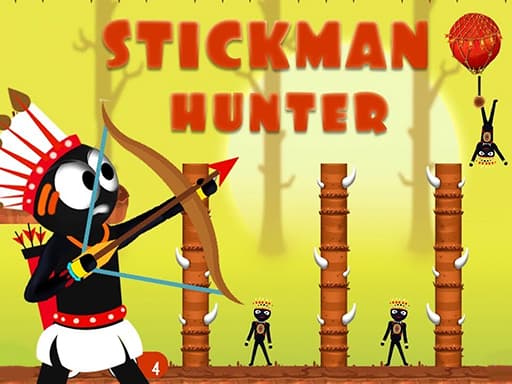 Captura de pantalla del juego Stickman Hunter - shooting - Juego gratuito en línea