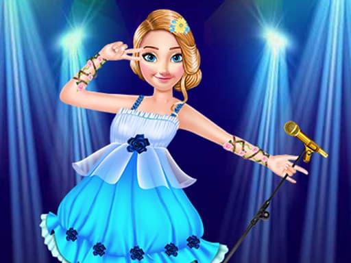 Princess Anna Super Idol Project game screenshot - girls - Free online game