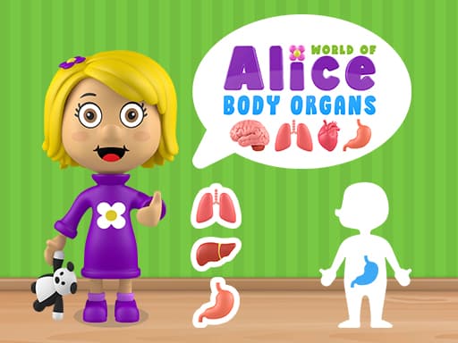 World of Alice   Body Organs游戏截图 - puzzles - 免费在线游戏