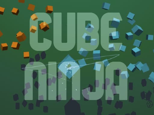 Captura de pantalla del juego Cube Ninja - action - Juego gratuito en línea