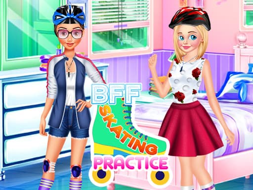 BFF Skating Practice游戏截图 - girls - 免费在线游戏