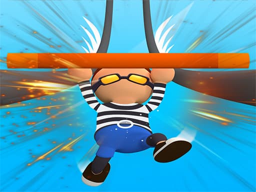 Roof Run Rails Man - railing challenge Game online game screenshot - hypercasual - Free online game