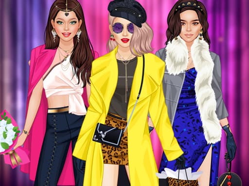 office Fashionista girl dress up game screenshot - girls - Free online game