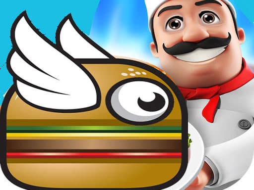 Flappy Burger Shop game screenshot - cooking - Free online game