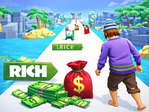 Run Rich Path 3D game screenshot - action - Free online game