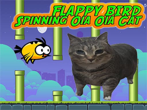 Flappy Bird Spinning oia oia Cat游戏截图 - hypercasual - 免费在线游戏