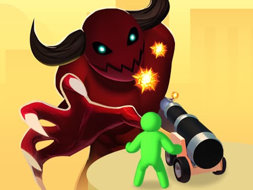 Titans Defense Run game screenshot - arcade - Free online game