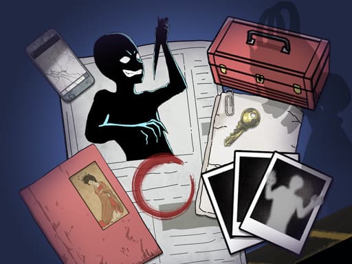 Captura de pantalla del juego Detective Scary Cases - clicker - Juego gratuito en línea