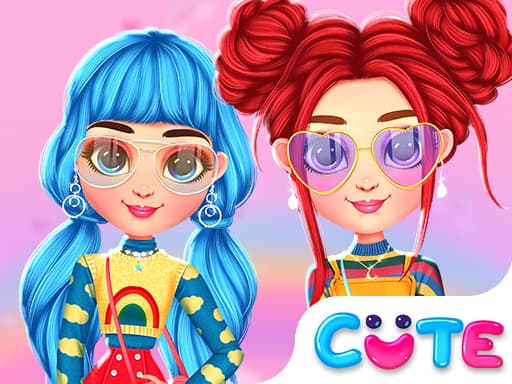 Bffs Rainbow Fashion Addict游戏截图 - girls - 免费在线游戏
