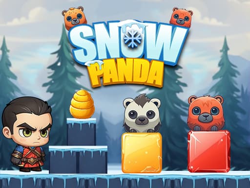 Snow Panda game screenshot - hypercasual - Free online game