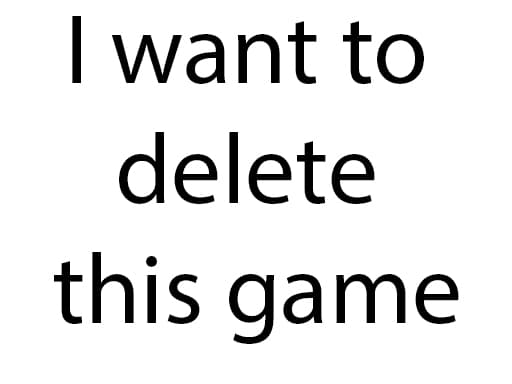 Captura de pantalla del juego I want to delete this game - action - Juego gratuito en línea