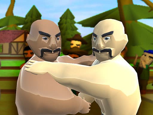 Oil Wrestling game screenshot - 3d - Free online game