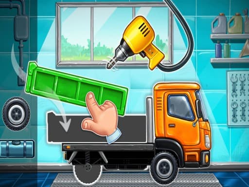 Truck-Factory-For-Kids-Game游戏截图 - racing - 免费在线游戏
