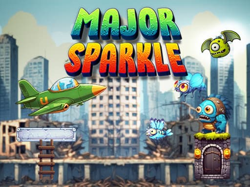 Major Sparkle game screenshot - adventure - Free online game