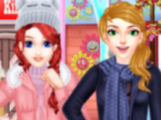 Winter Fashion Dress Up Game游戏截图 - girls - 免费在线游戏