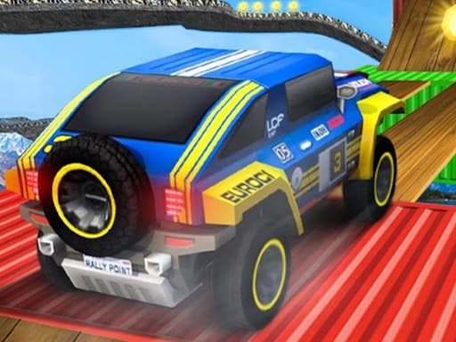 Captura de pantalla del juego Super Jeep Mega Ramp Driving - racing - Juego gratuito en línea