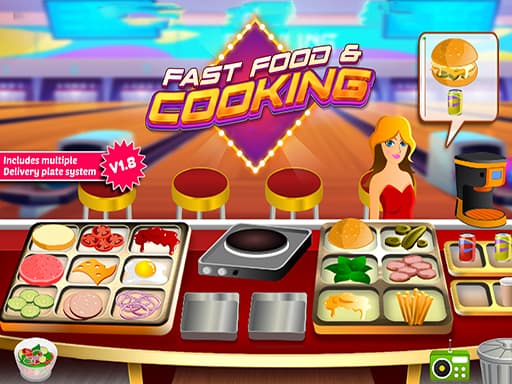 Fast Food Restaurant game screenshot - cooking - Free online game