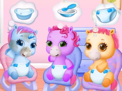 Baby Pony Sisters Care游戏截图 - girls - 免费在线游戏