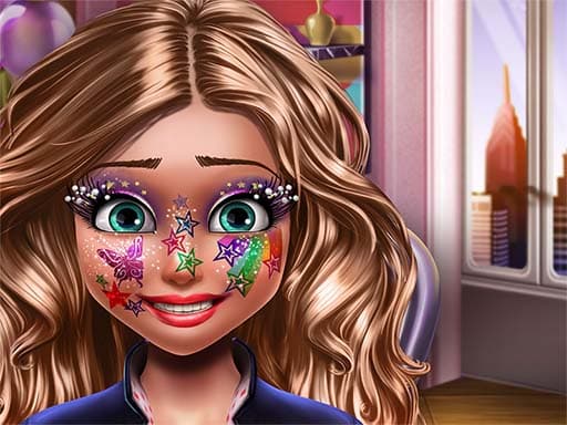 Fabulous Glitter Makeup游戏截图 - girls - 免费在线游戏