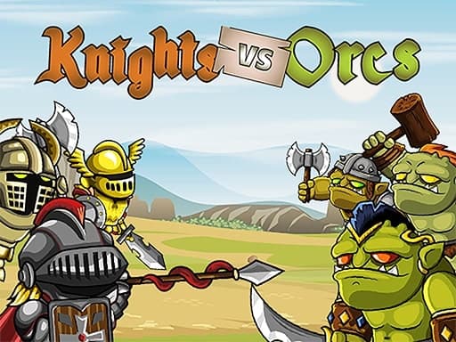 Castle Wars: Knights vs Orcs game screenshot - clicker - Free online game
