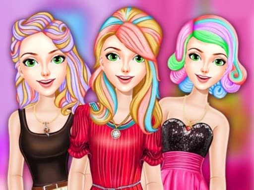 Fashion Dye Hair Design游戏截图 - girls - 免费在线游戏