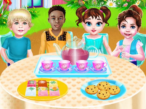 Baby Taylor Tea Party Day game screenshot - girls - Free online game