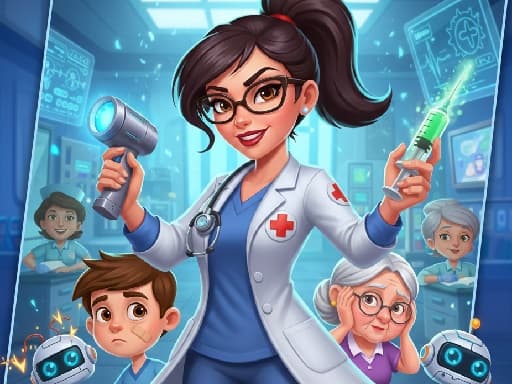 Hospital Doctor Emergency  game screenshot - action - Free online game